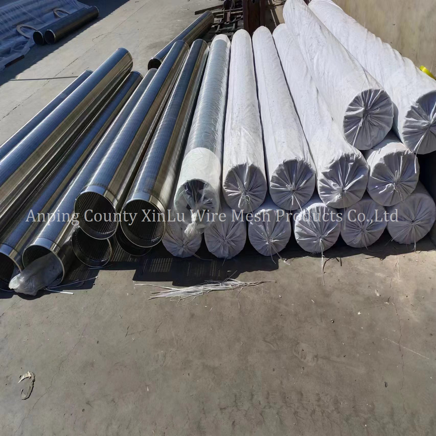 12-3/4" Deepwell Johnson wedge wire water pump screen tube with continuous slot for sand control