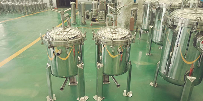 bag Sanitary Filter Housing Stainless steel Wastewater treatment Inlet Dn50