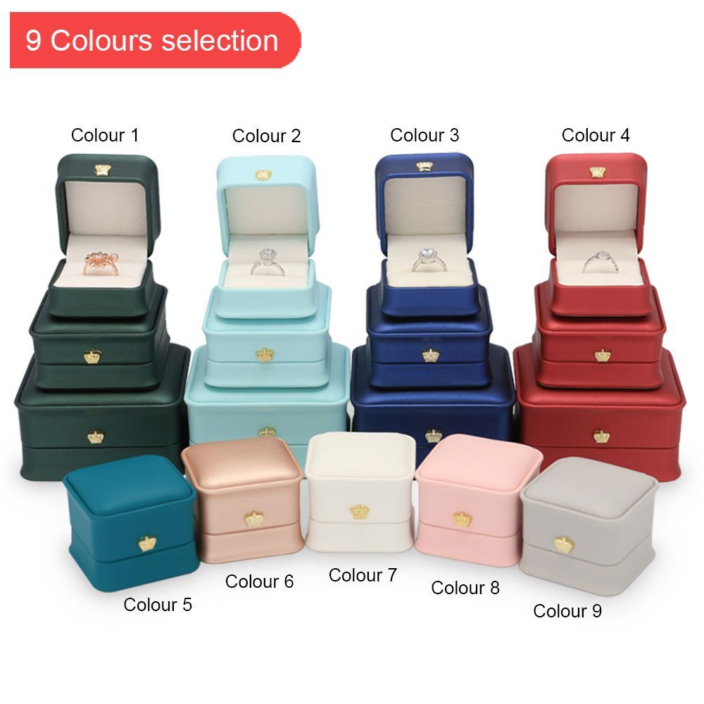 Luxury PU Leather Jewellery Box with Custom Logo, Made in China Factory with Wholesale Price, Free Samples Available with Fast Shipping
