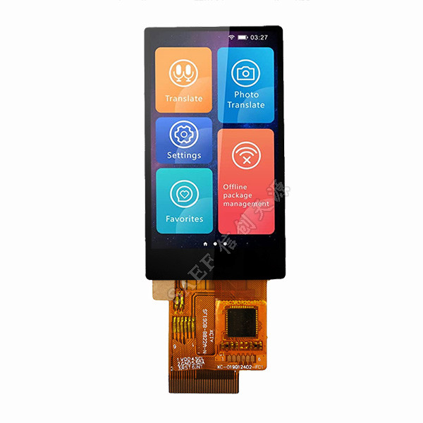 1.9" IPS CTP TFT LCD Display With SPI/RGB Interface, 350cd/M2 1.9" inch TFT For Embedded Systems And Consumer Products