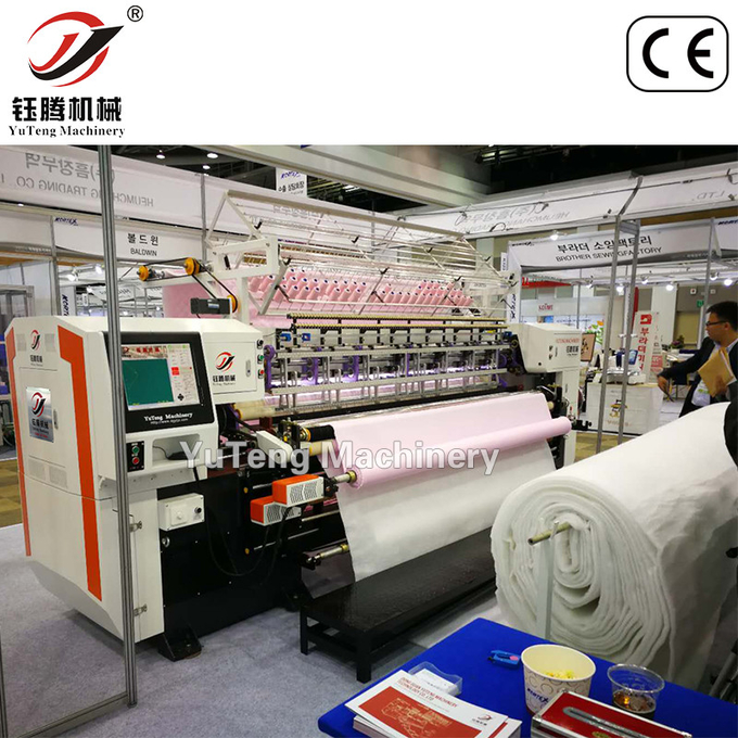 Factory Use Computerized Automatic Shuttle Multi Needle Quilting Machine For Making Garments Home Textile Product