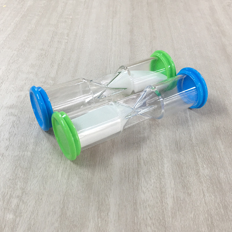 One Minute Five Minute Hourglass Sand Timer Plastic Modern Style