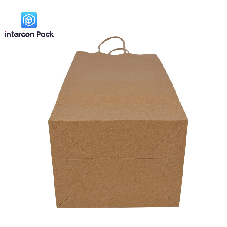 11.02x4.92x3.86 Inch Paper Handle Bags Offset Printing For Shopping