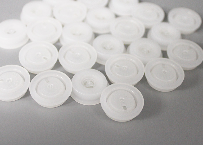 Plastic PE One Way Degassing Valve For Coffee Bag Prevent Package Expansion