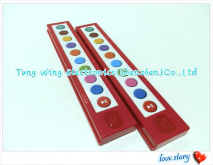 UV Varnishing Baby Sound Books 6 Buttons ABS Sound Recording Module