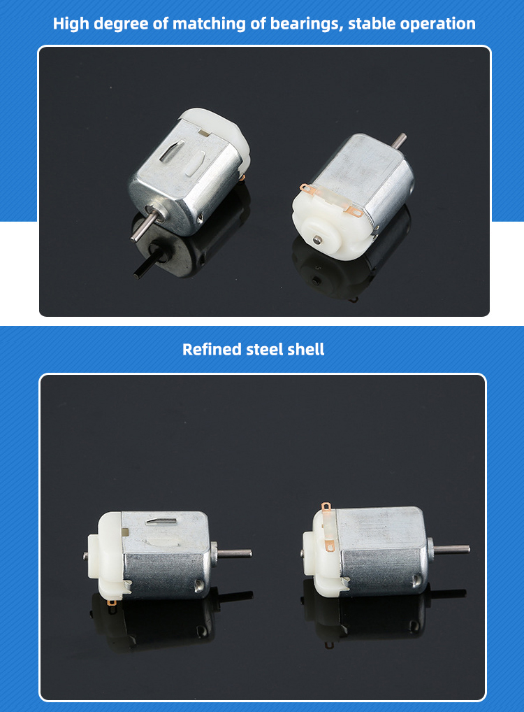 Faradyi Dc 3v Mini Geared Motor 17000-18000r/min Car 3 V High Speed Brush Small Electric Mini Micro Dc Toy Motor Low Voltage /