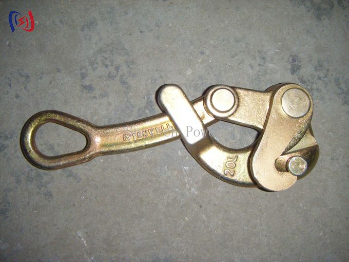 Single Cam Wire Cable Clamp Earth come along clamps wire grips For Steel Strand 0