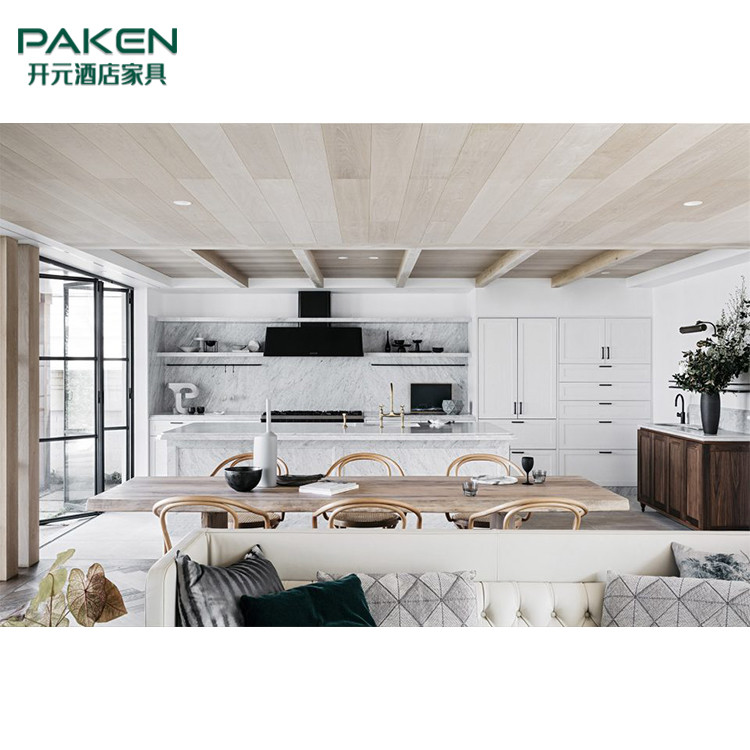 Customize Modern Villa Furniture Kitchen Furniture&Concise And Marble