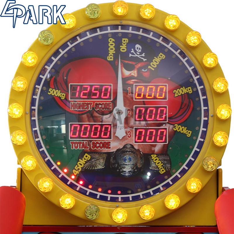 Boxing Arcade Coin Operated Amusement Machines / Big Punching Machine Game