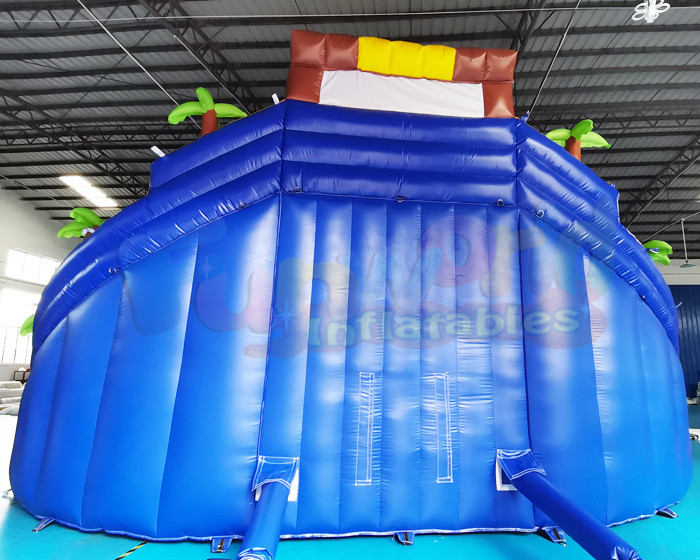 Plato Double Side Inflatable Water Slide Jumper Bounce House