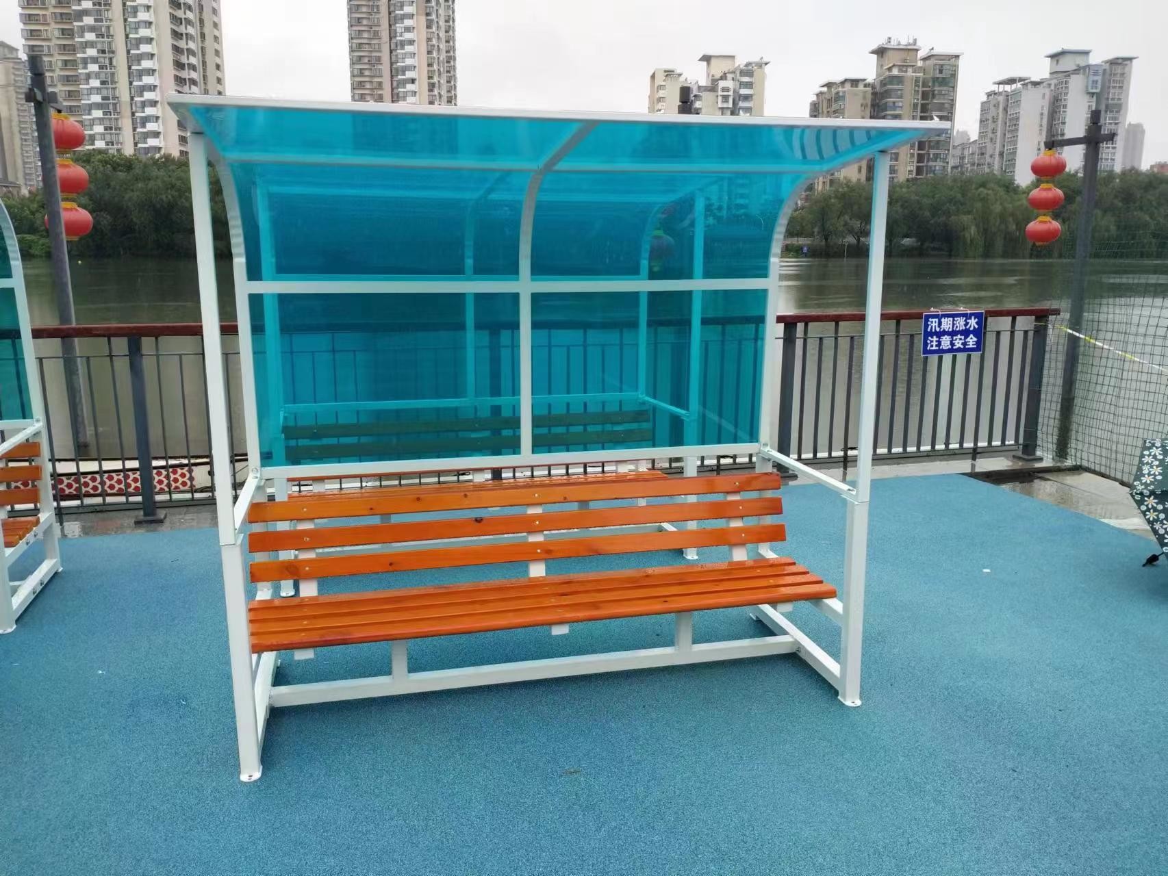 Waterproof Durable Outdoor Stadium Seating 8 Seats With Shelter