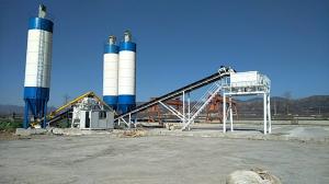 Buy cheap Hzs60 Concrete Batching Plant with 60m3/H Batching Performance product