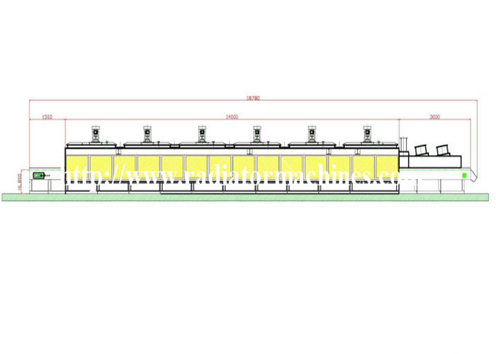 Electric Chain Conveyor Mesh Belt Furnace Tempering for Auto Springs 8 kg