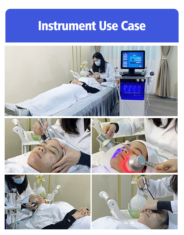 BIO RF Beauty Therapy Machine 15 Inch Cold Hammer Hydro Dermabrasion Device