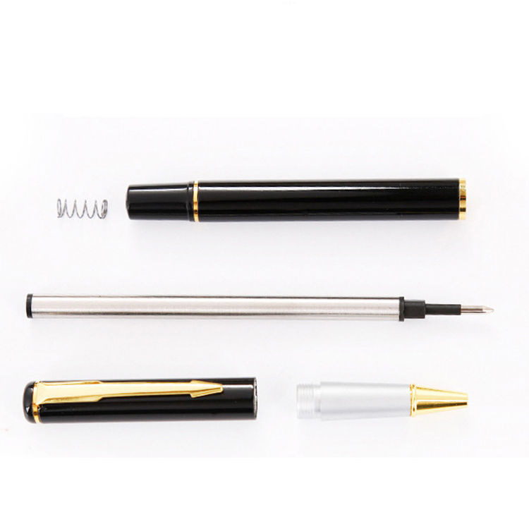 0.5mm Writing Width Gel-Ink Classic Roller Metal Ball Pen for Office Supply Promotion