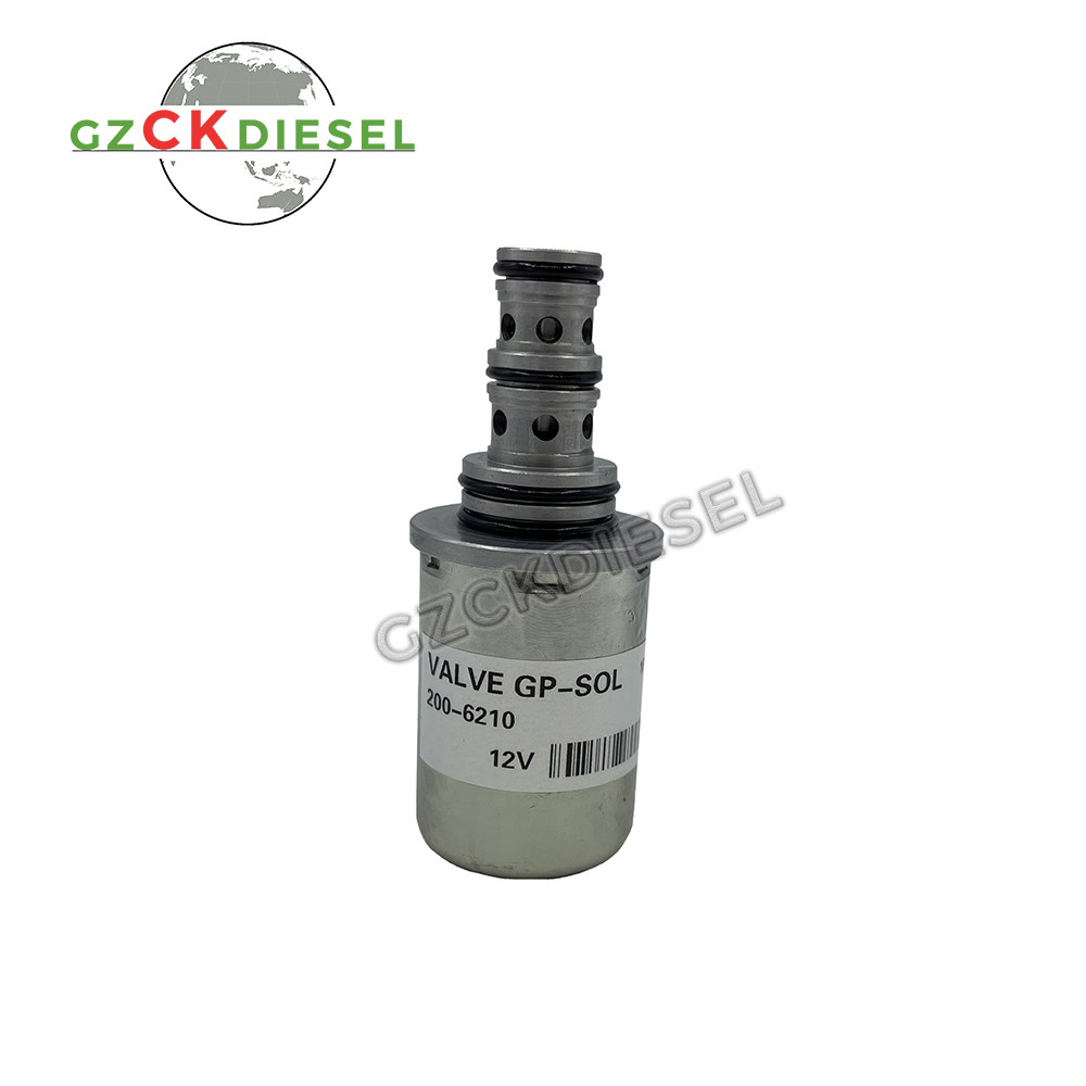 12V Solenoid Valve 200-6210 For 420E 430E 432E 434E 442E 444E 450E 450F Loader
