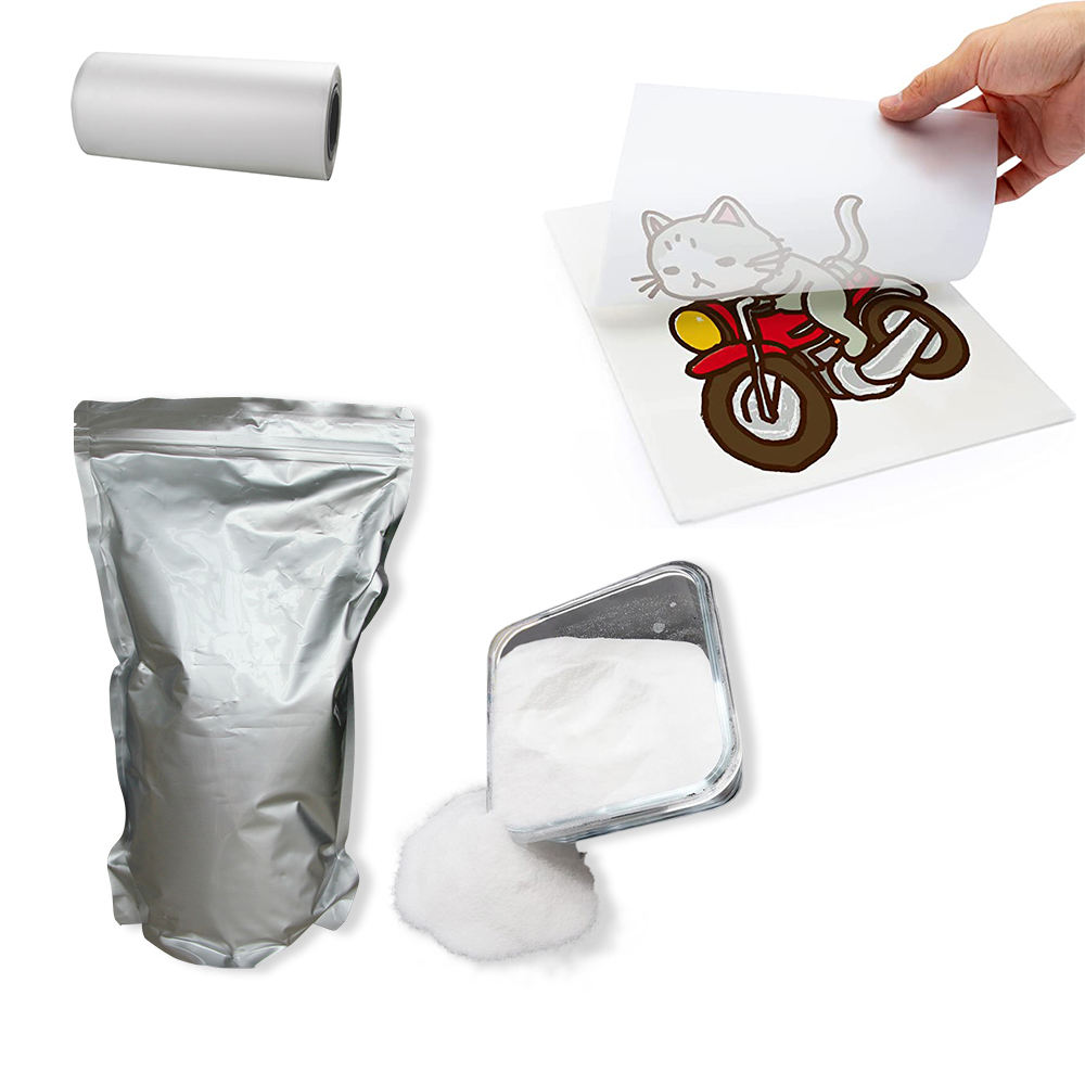 Printing Type Transfer Printing TPU Heat Transfer Powder 1kg for Fabric to PET Film
