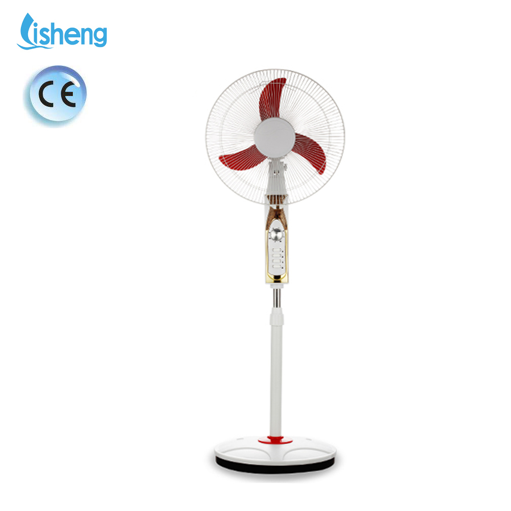 Classic 16" Rechargeable Solar Fan Remote Control With LED Light