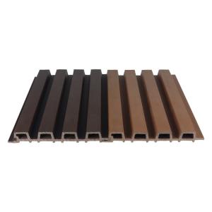 Brown 25x227mm WPC Cladding Panel for Hotels and Parks