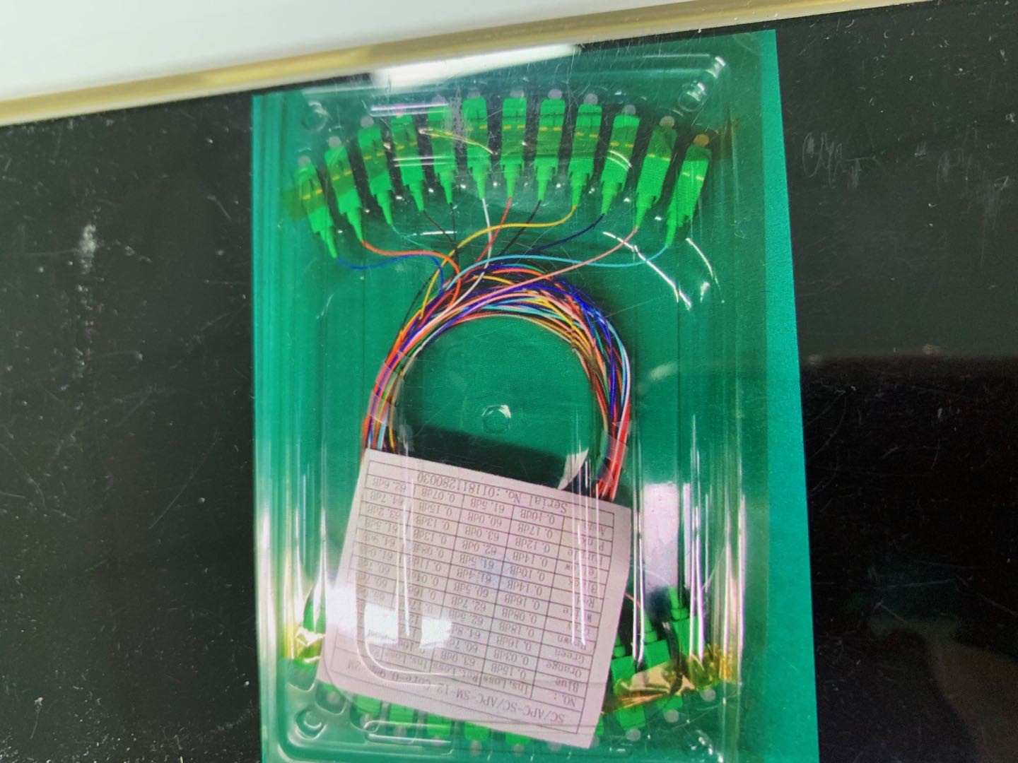 SC APC 9/125um OS2 Single Mode 0.9mm Fiber Optic Pigtail