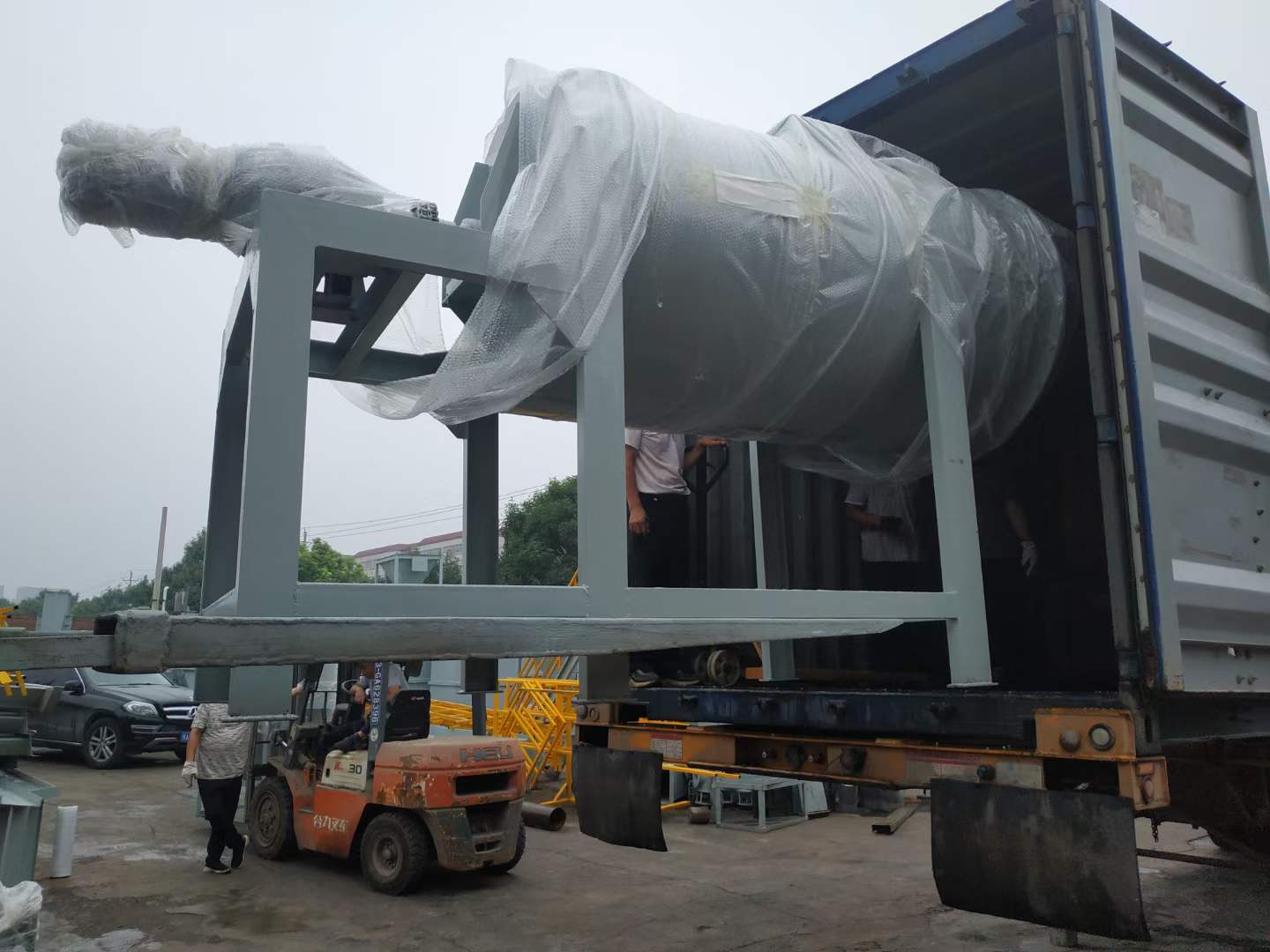 10T / H Dry Mortar Plant Wall Putty Ceramic Tile Adhesive Mixing Machine