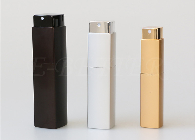 Silver Purse Twist And Spritz Atomiser Travel Size Fashionable 8 Ml Matte