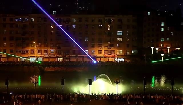 Programmable Outdoor Laser Light Show For Scenic Spots Decoration