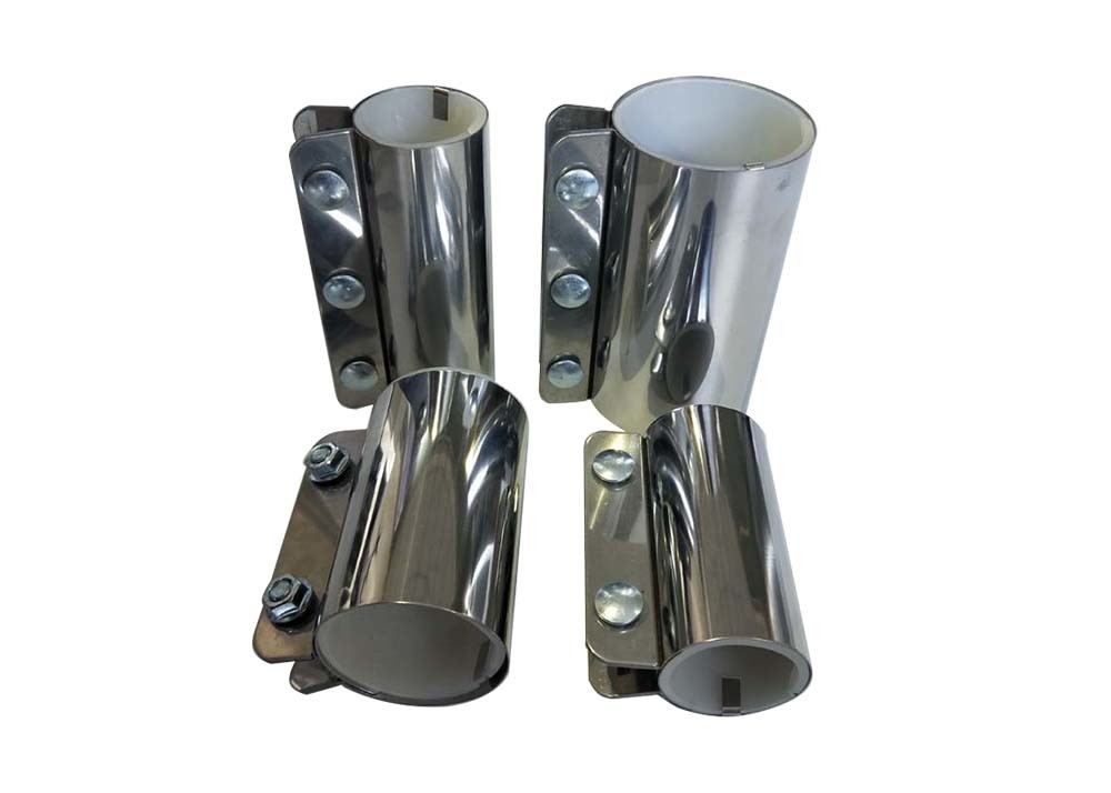 Stainless 50x100mm Galvanized Steel Coupling 0.5mm Heavy Duty