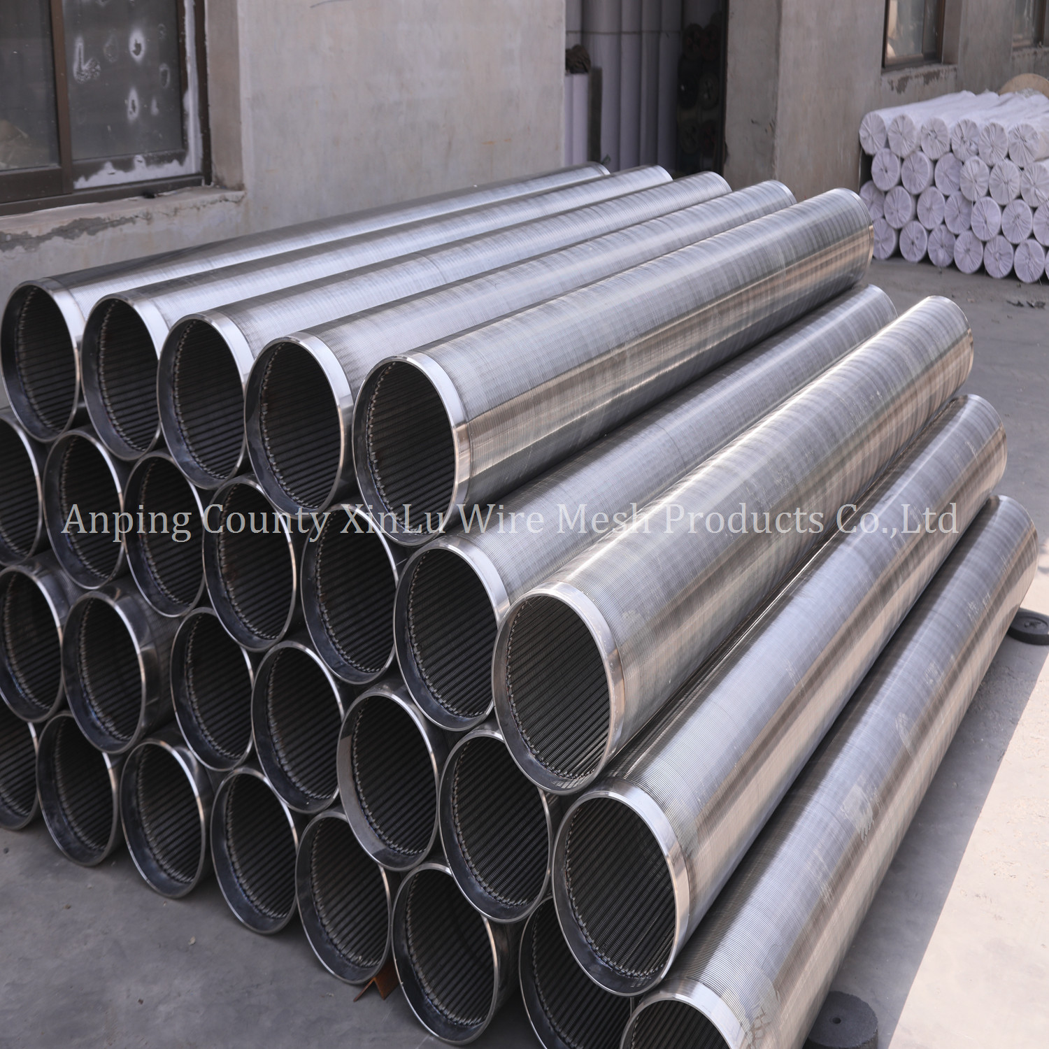 Polishing V Wire Continuous Slot Sand Control Screen Tube with Flow FOTI and Wedge Wire #118