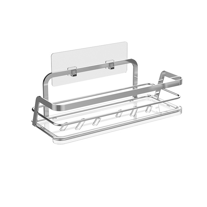Household Iron Metal Bathroom Organizer Easy to Install and No Drilling Required