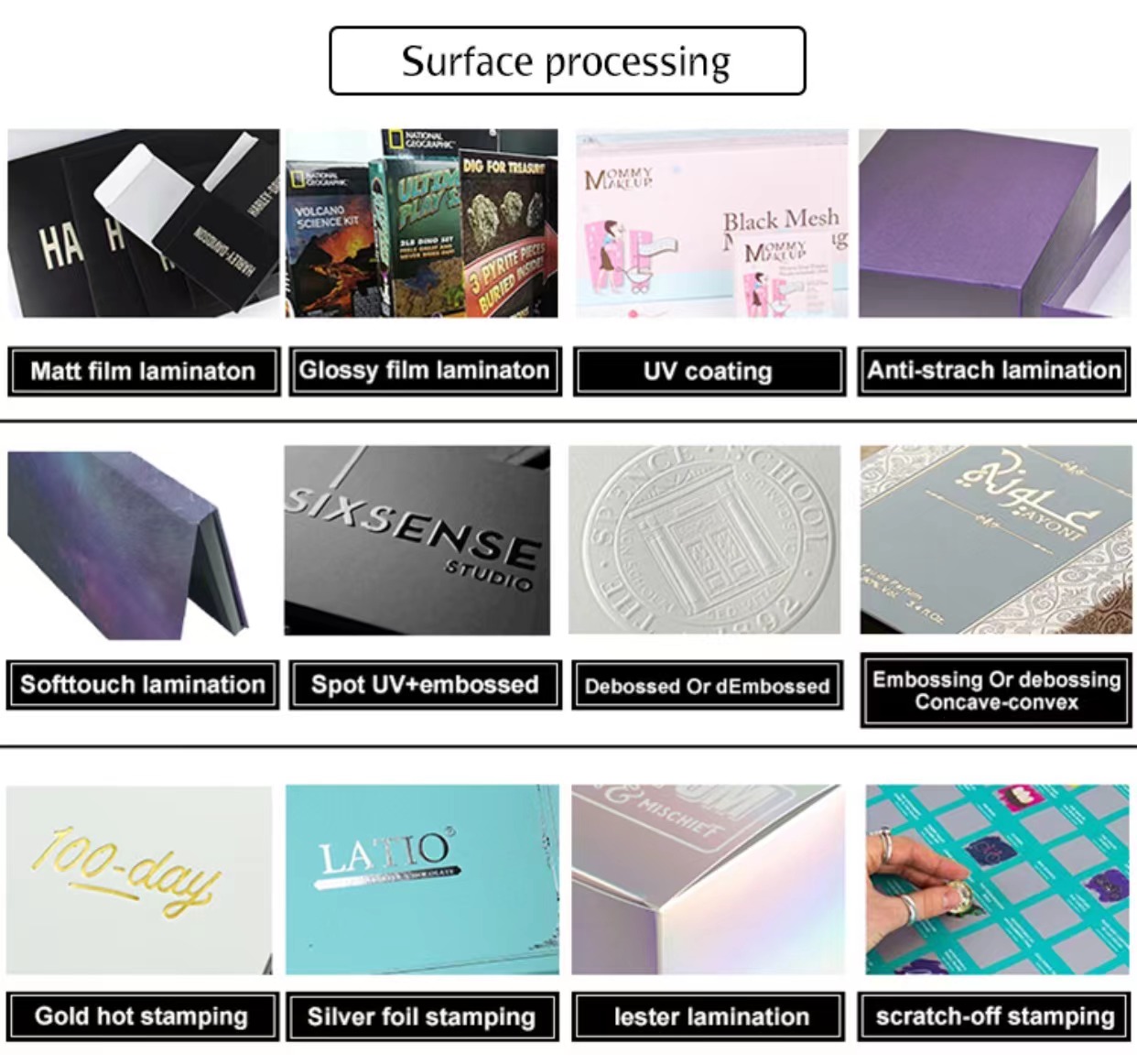 Luxury Innovative Biodegradable Packaging Colorful Flap Gift Box 20x18x8cm
