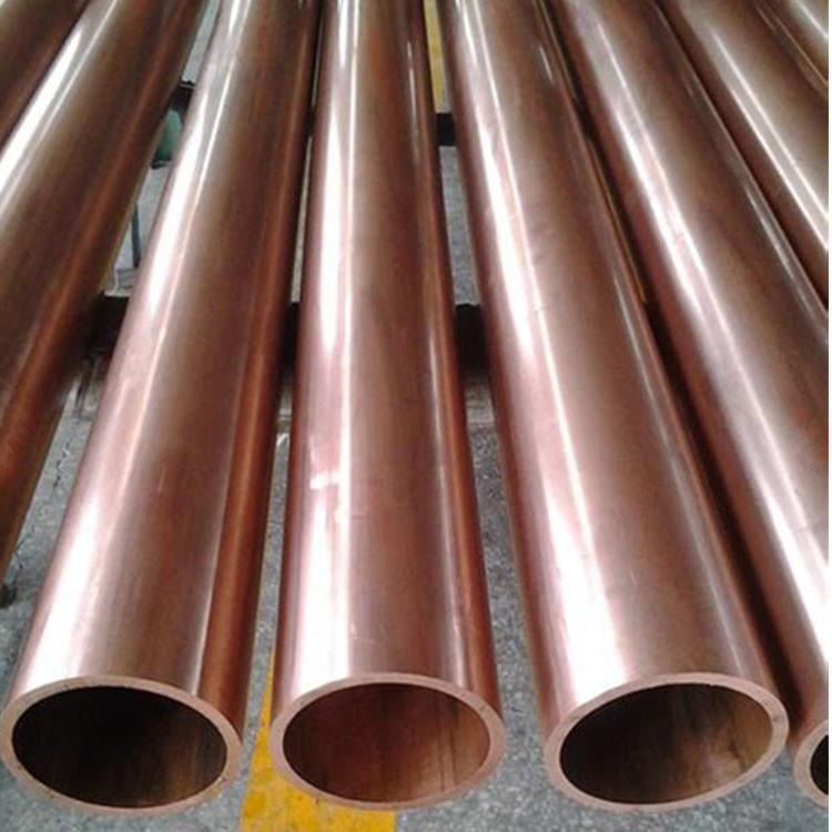 Wall Thickness Copper Metal Pipe C36000 T1 T2 Straight Round For Air Conditioner