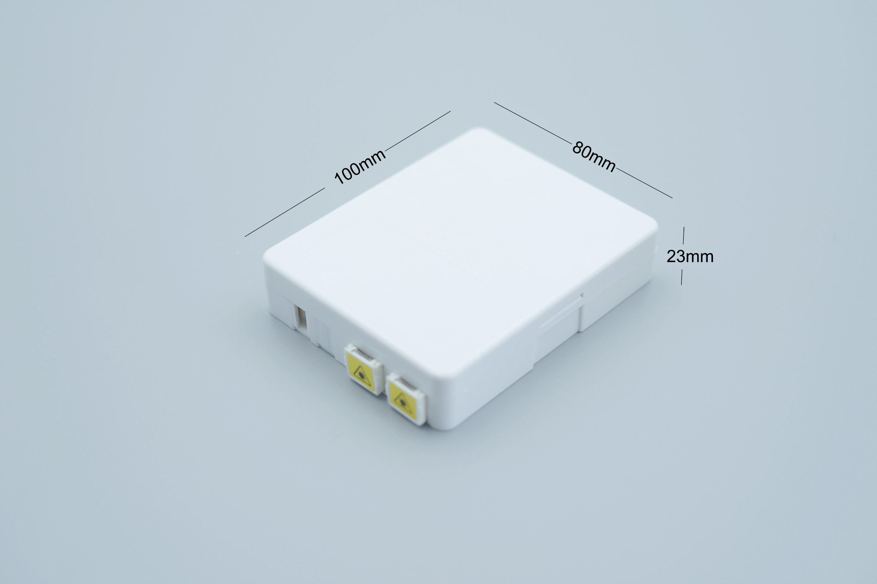 Flame Retardant FTTH Termination Box Wiring Zone SC APC Fiber Optic Faceplate