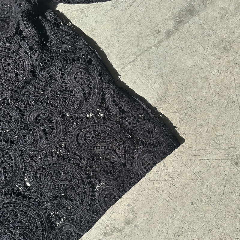 Custom Lace Embroidery Handwoven Logo Boxy Retro Linen Breathable Tshirt Plaid Shirt Crochet Button up Polo Shirts for Men