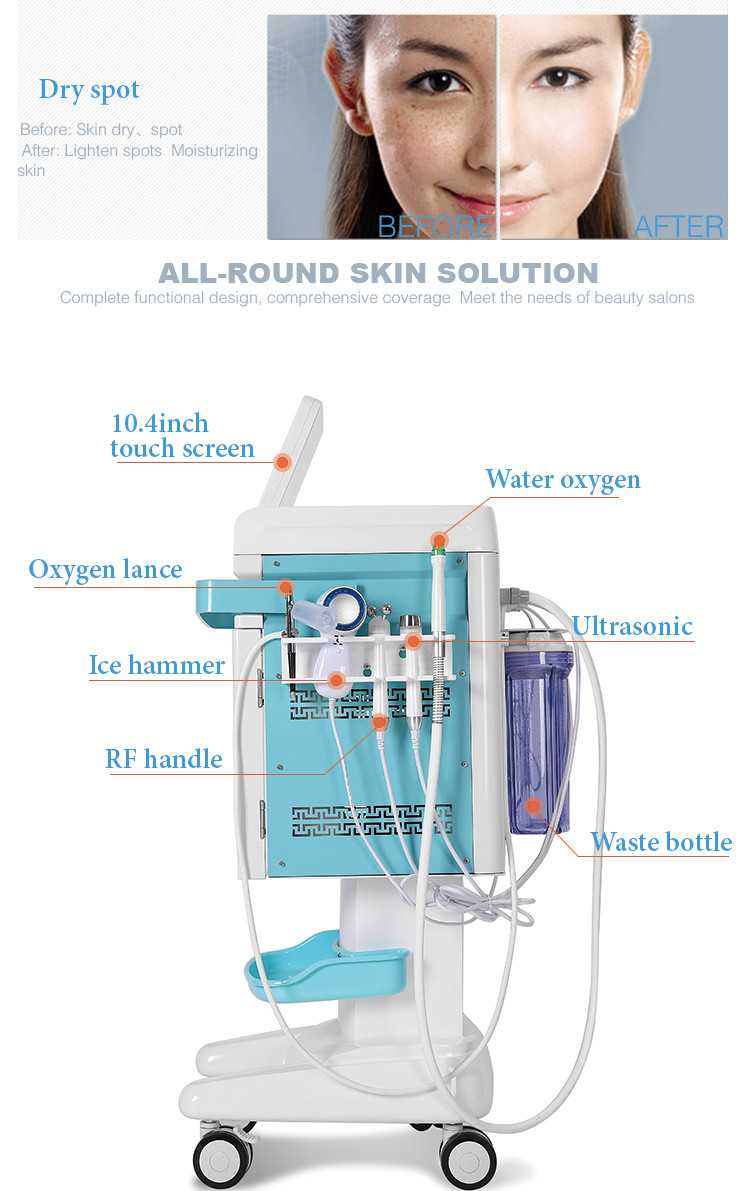 Jet Peel Deep Clean Facial Hydra Dermabrasion Machine for Skin Therapy