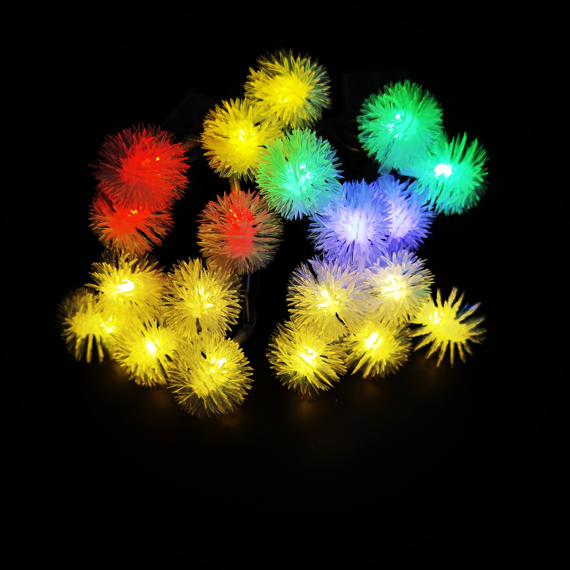 Dandelion Fairy Firework String Lights LED 8 Modes Dimmable String Fairy Lights with Remote Control Waterproof Decoratio