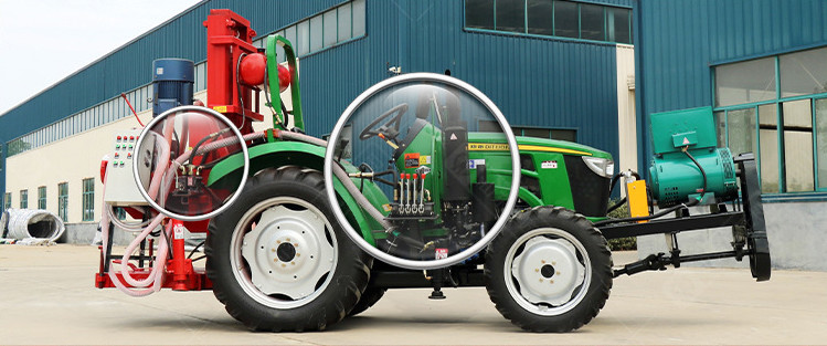 JZF-C Tractor Mounted Water Well Drilling Machine Forward And Reverse Cycle Rig