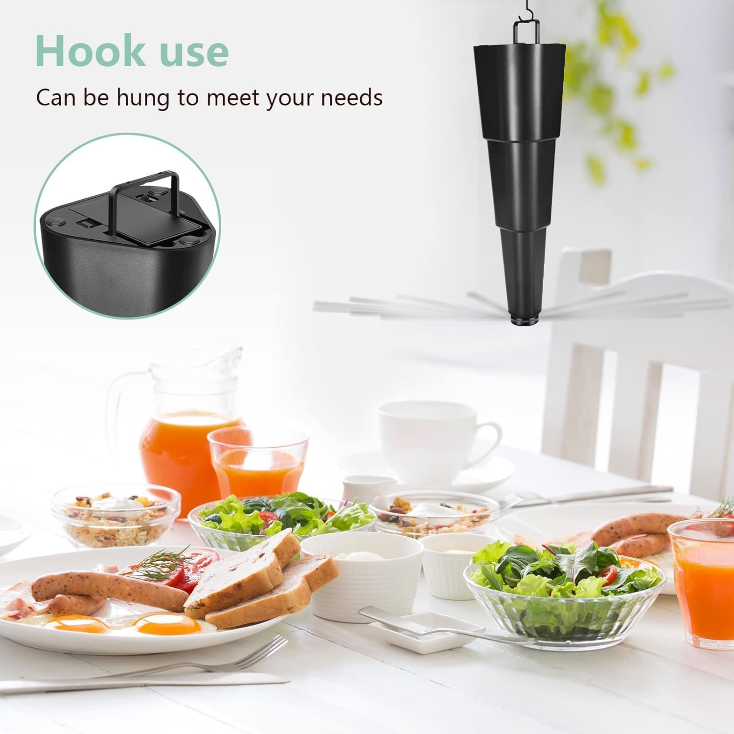 JZ Portable Mosquito Repellent Stand Fan Electrical Fly Repellent Fan Usb Charge Fly Catcher Fan