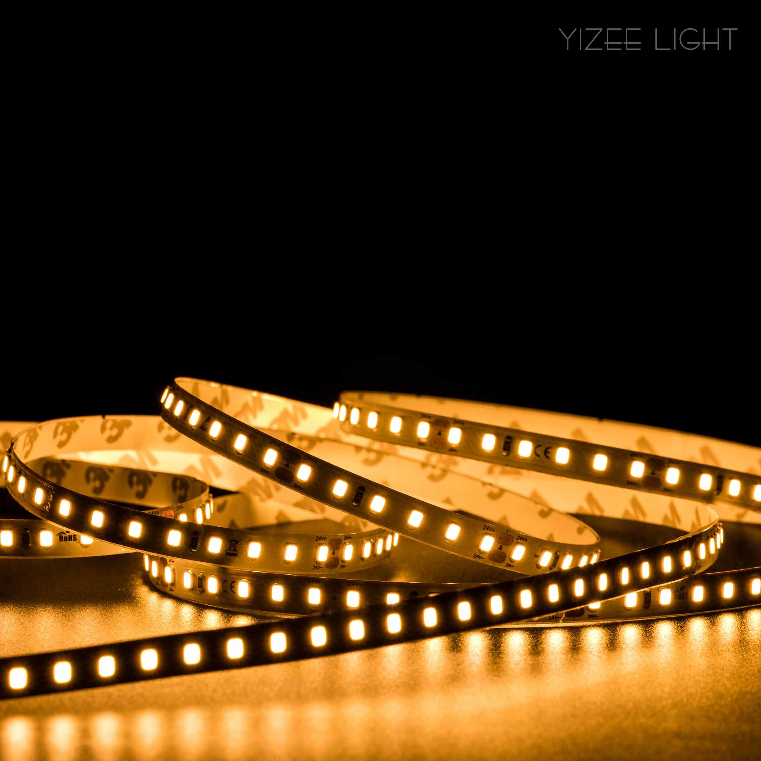 High Quality SMD2835 120 LEDs Flexible LED Strip 8mm 24V RA90 Led Tape Light