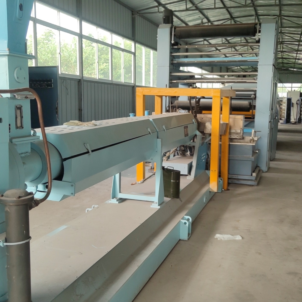 Second Hand PP Woven Bag Machine Flat Yarn Extruder Machine With Pin Roller Fibrillator