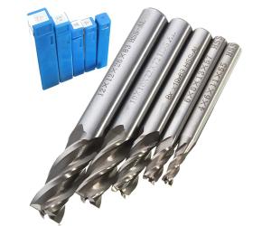 Buy cheap HSS CNC Straight Shank 4 Flute End Mill Milling / Fully Ground Cutting Drill Bit product