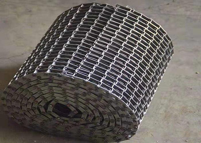 316 Stainless Steel Flat Wire Mesh Belt Conveying Corn