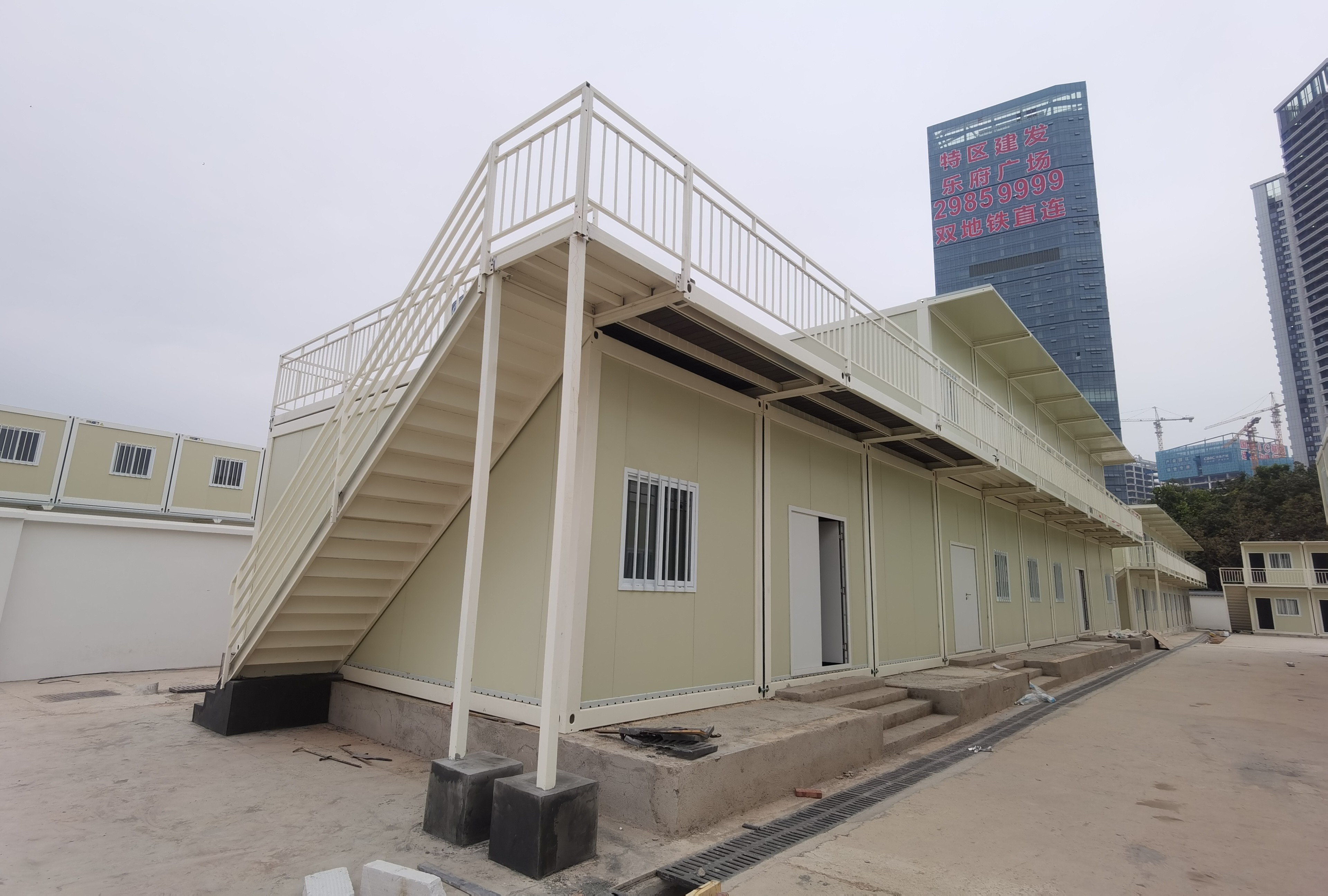 Shipping Prefabricated Container House 20ft Detachable Prefab Eco Homes