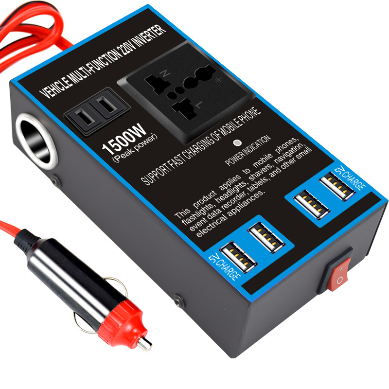 Smart Cooling Universal Power Inverter Auto 12V/24V USB Port Inverter Converter for Cooling Car Refrigerator