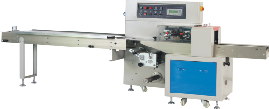 Close-up of vegetable packaging process