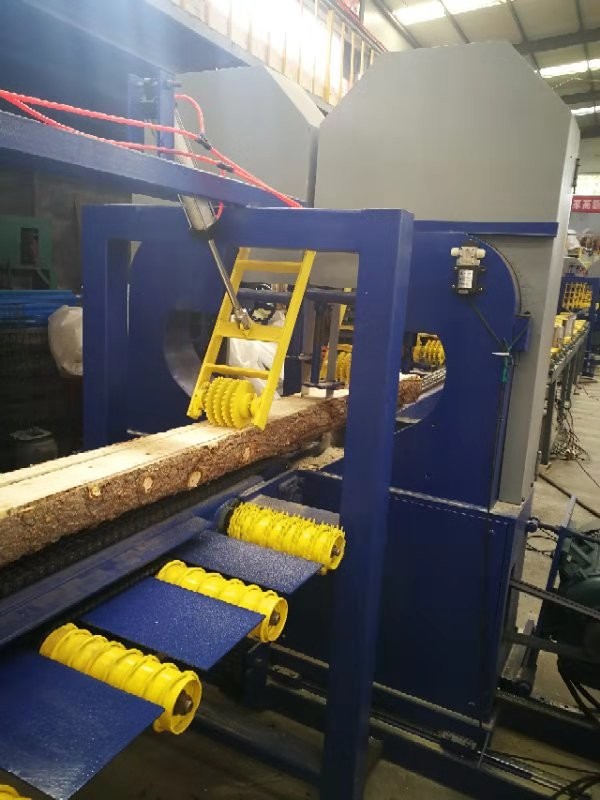 Vertical Band Saw Lumber Mill Industrial Sawmill Equipment 350mm Dia