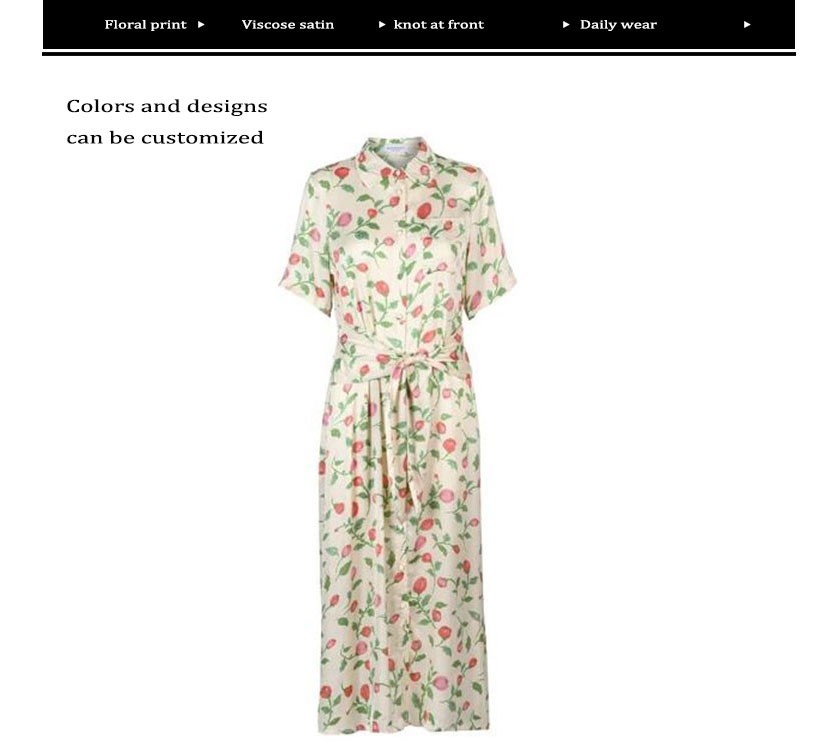 Floral print Women Maxi Dress Summer viscose womens clothing Summer