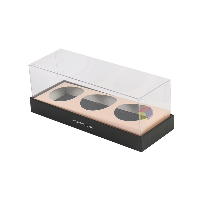 Custom Design Bakery Dessert Cupcake Cookie Boxes with Clear Lid Food Gift Packaging