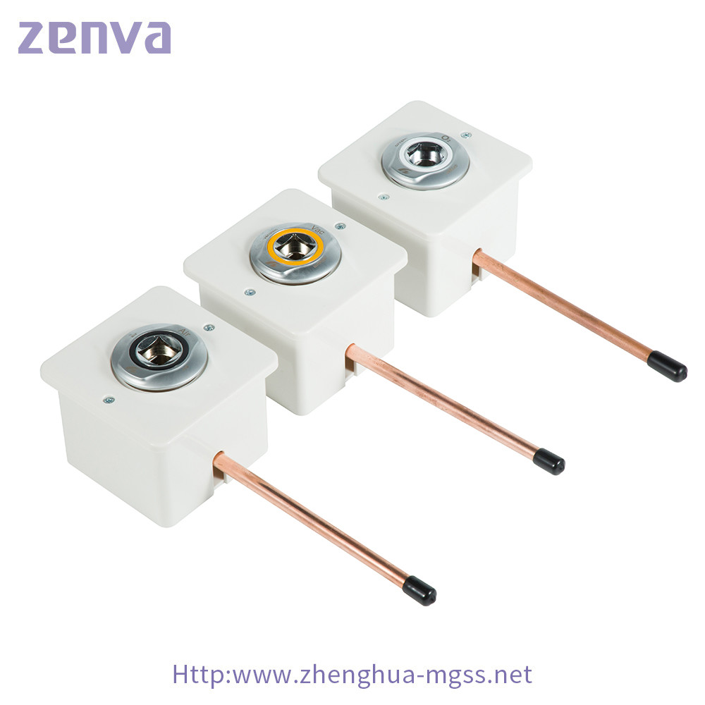 8mm BS Medical Oxygen Wall Outlets DIN AIR4 Oxygen Supply System For Hospital