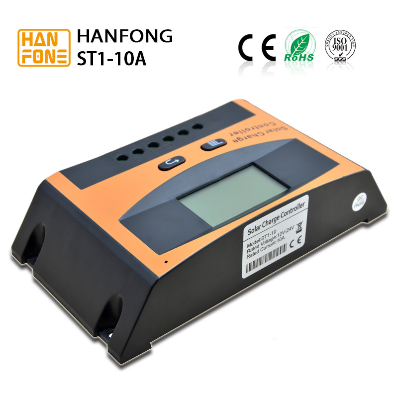 high efficiency PWM solar charge controller 12v/24v 20a with LCD display ZUNAUCY2420